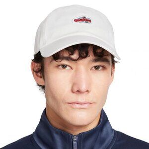 BNWT NIKE CLUB UNSTRUCTURED AIR MAX 1 PATCH HAT CAP WHITE #FN4402-100 SIZE M/L